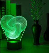 LumaGlow | 3D LED Night Light | Touch RGB Colorful | Soothing Sleep Ambience | Colorful Acrylic | Ideal Gift -