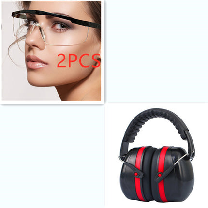 Luxury head mounted sound and noise proof earmuff