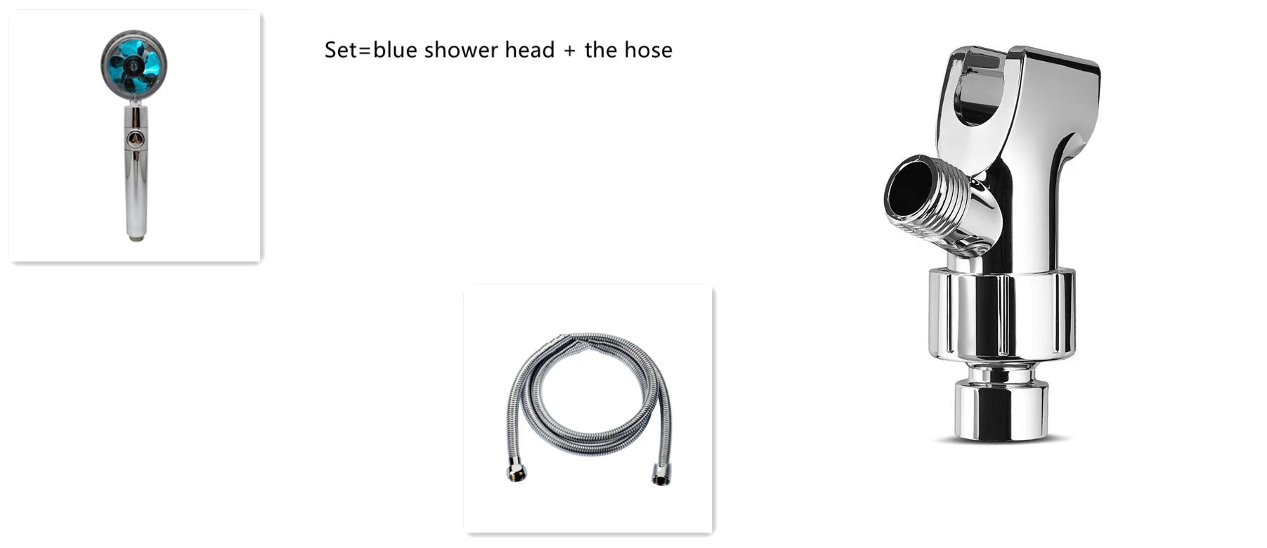 High-Pressure Water-Saving Shower Head | 360° Rotating Turbo Fan Spray Nozzle | ABS Pressurized Shower with Filter | Chrome Round Fixed Head - Hardware > Plumbing > Plumbing Fixture Hardware & Parts > Shower Parts > Shower Heads > Handheld Shower Heads