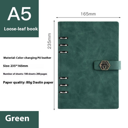 A5 Notebook Loose-leaf Removable Notepad Business Office Meeting