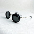 Lens Circle Thick Black