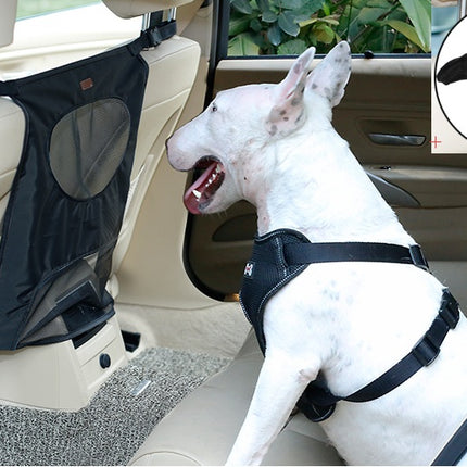 Pet car fence car rear seat screen anti-dog harassment explosion safety barrier