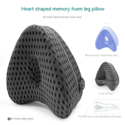 Heart-shaped Memory Foam Leg Pillow Contour Legacy Leg Pillow