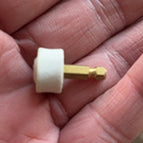White grinding head