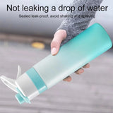 Large Capacity Spray Water Bottle | Leakproof Sports & Fitness Cup for Girls | Portable Travel Drinkware with Handle Strap | Wide-Mouth BPA-Free Plastic - Home & Garden > Kitchen & Dining > Food & Beverage Carriers > Water Bottles