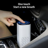 AirPure | Car Air Purifier | Portable Negative Ion Generator | Removes Formaldehyde and Odor | Freshens Car Interior -
