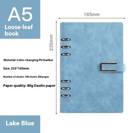 A5 Notebook Loose-leaf Removable Notepad Business Office Meeting