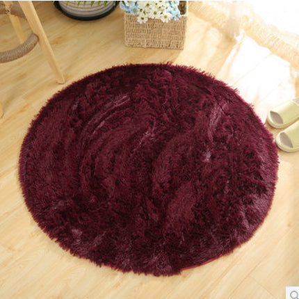 Fluffy Round Rug Carpets For Living Room Decor Faux Fur Carpet Kids Room Long Plush Rugs For Bedroom Shaggy Area Rug Modern Mat