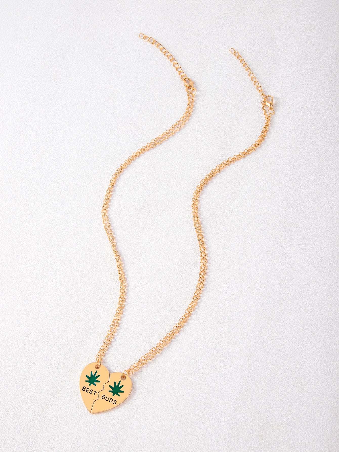 Leaves Best Friend | Heart Necklace | Eco Steel | Durable Wear | Silver Gold | Gift -