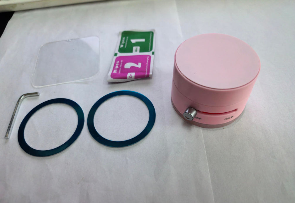 FlexGrip | Foldable Magnetic Car Phone Holder | Vacuum Adsorption | Magnetic Mount | Hands Free Navigation -