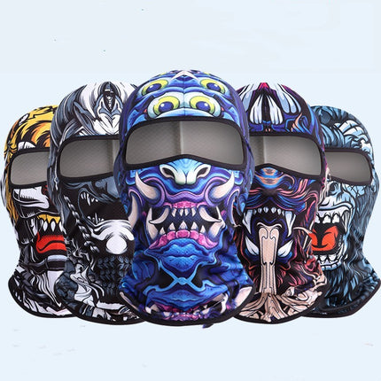 Spring And Summer Outdoor Motorcycle Full Face Windproof Dust Bib Men And Women