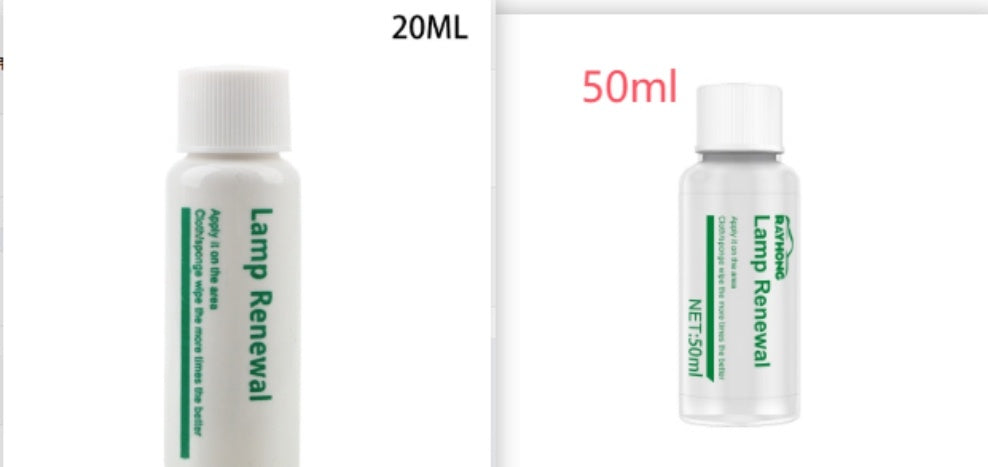 Clear Vision | Headlamp Repair Fluid | Restores Yellowed Lenses | Removes Oxidation And Haze | Improved Night Vision -