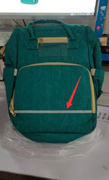 USB Charging Mommy Backpack | Foldable Baby Bed Diaper Bag | Large Capacity Multi-Function Travel Nappy Bag | Waterproof Cationic Fabric | Portable Crib with Mattress | Organizer for Moms - Furniture > Baby & Toddler Furniture > Cribs & Toddler Beds > Travel Cribs