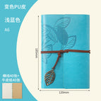 A6 Light Blue Horizontal Line