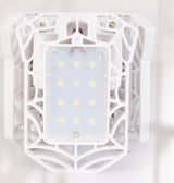 LuminaFlex | Deformable Garage Light | Adjustable Design | 60W 6000lm | Ultra Bright Wide Area Illumination -