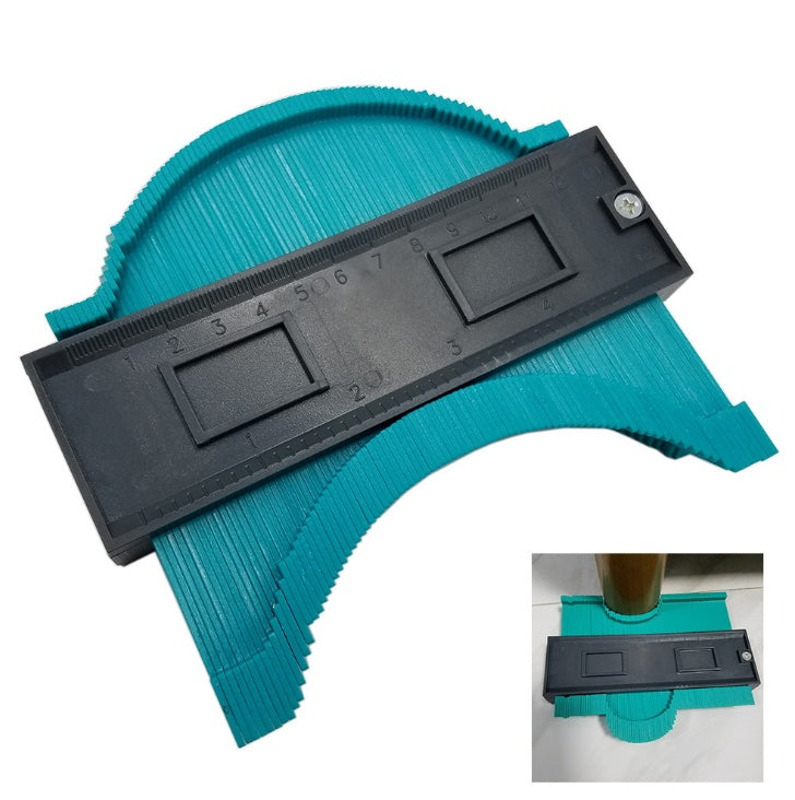 Radial | Contour Gauge | Irregular Contour Gauge | Abs Plastic Angle Ruler | 146x105x26mm | Fast Accurate Shape Copying -