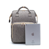 USB Charging Mommy Backpack | Foldable Baby Bed Diaper Bag | Large Capacity Multi-Function Travel Nappy Bag | Waterproof Cationic Fabric | Portable Crib with Mattress | Organizer for Moms - Furniture > Baby & Toddler Furniture > Cribs & Toddler Beds > Travel Cribs