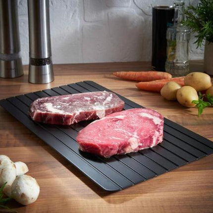 Fast Defrosting Tray Thaw  Kitchen Quick Aluminum Thaw Plate