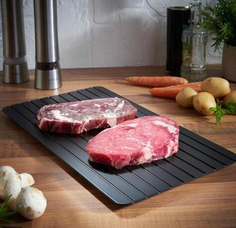 Fast Defrosting Tray Thaw  Kitchen Quick Aluminum Thaw Plate