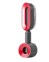 Self-Cleaning Hair Brush for Women | One-Click Cleaning Detangling Comb | 3D Air Cushion Scalp Massage Brush | Anti-Static, No-Pull Hairbrush | Pain-Free Detangling for All Hair Types | Optional Wall-Mounted Storage - Health & Beauty > Personal Care > Hair Care > Hair Styling Tools > Combs & Brushes > Paddle Hairbrushes