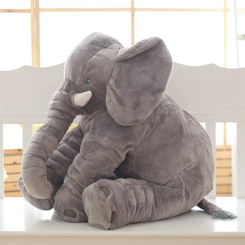 Cuddle Cloud | Elephant Plush Toy | Soft Comfort | Leather Shell | Beige | Helps Baby Sleep Peacefully -