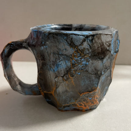 400ml Resin Mineral Crystal Coffee Mugs With Handles Elegant Fake Mineral Crystal Cup For Workplace Home Decor Christmas Gift Kitchen Gadgets