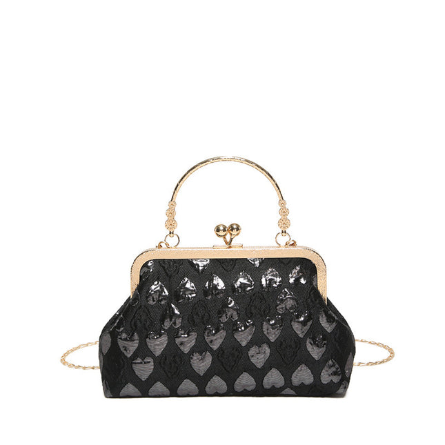 All-match Love Hand-held Crossbody Small Square Bag