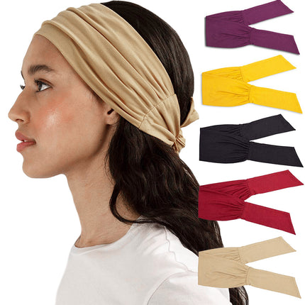 Knotted Hair Band Yoga Hair Band Sports Head Band Elastic Broad Band Bandana