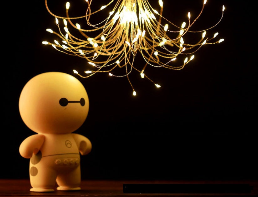 LumaCraft | LED Fireworks Light String | Low Power | One Button | Multicolor | Festive Decor -