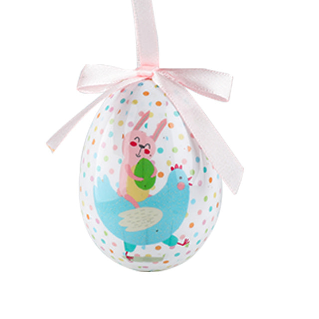 SunnyEaster | Easter Egg Ornaments | Waterproof | Anti Fall | 7 cm | Durable Easter Home Decor Gift -