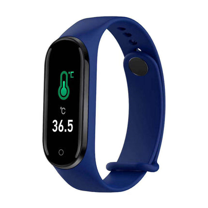 Temperature measuring smart watch