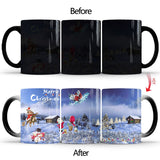 Merry Christmas | Color Changing Mug | Heat Activated | Color Reveal | Ideal Christmas Gift -