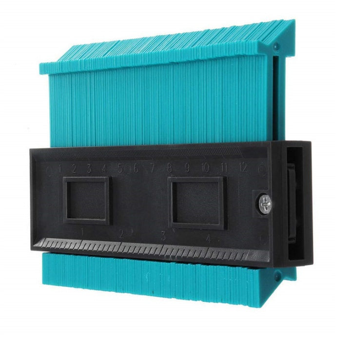 Radial | Contour Gauge | Irregular Contour Gauge | Abs Plastic Angle Ruler | 146x105x26mm | Fast Accurate Shape Copying -