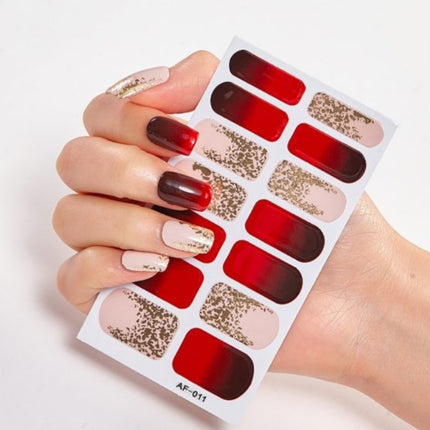 Nail Stickers, Nail Polish Glue, Full Nail Stickers