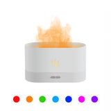 ZenFlame | Ultrasonic Humidifier | Usb Powered | Essential Oil Diffuser | Rgb Flame | Aromatherapy Night Light -