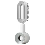 Self-Cleaning Hair Brush for Women | One-Click Cleaning Detangling Comb | 3D Air Cushion Scalp Massage Brush | Anti-Static, No-Pull Hairbrush | Pain-Free Detangling for All Hair Types | Optional Wall-Mounted Storage - Health & Beauty > Personal Care > Hair Care > Hair Styling Tools > Combs & Brushes > Paddle Hairbrushes