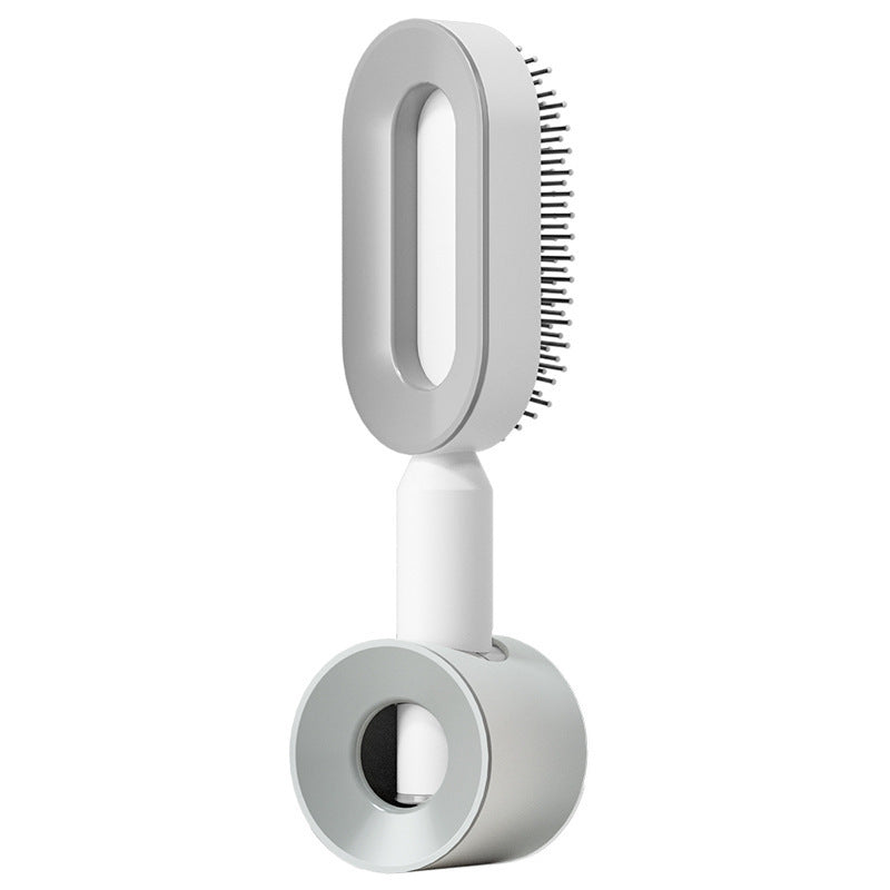 Self-Cleaning Hair Brush for Women | One-Click Cleaning Detangling Comb | 3D Air Cushion Scalp Massage Brush | Anti-Static, No-Pull Hairbrush | Pain-Free Detangling for All Hair Types | Optional Wall-Mounted Storage - Health & Beauty > Personal Care > Hair Care > Hair Styling Tools > Combs & Brushes > Paddle Hairbrushes