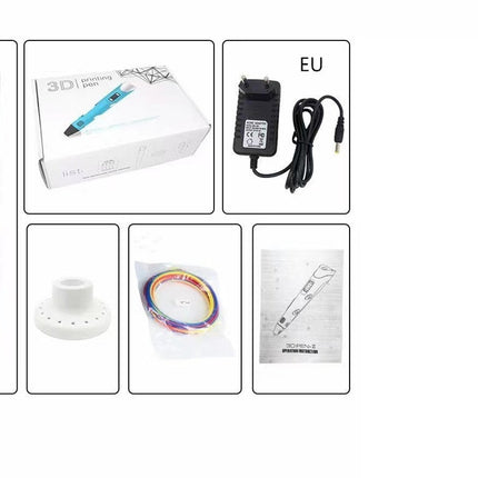 Children's 3d Printing Pen Three-dimensional Brush Toy Set
