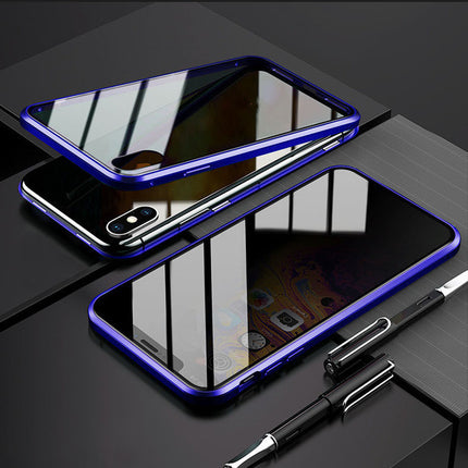 Phone Case Anti-peep Magnetic Protective Shell Magnetic Privacy Glass Case For Phone