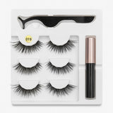 Magnetic False Eyelashes | Fashion Cotton Stem Lash Pair | Lightweight Chemical Fiber Lashes | Reusable Natural Look Magnetic Eyelash Set | Easy Wear & Comfortable Fit - Health & Beauty > Personal Care > Cosmetics > Makeup > Eye Makeup > False Eyelashes