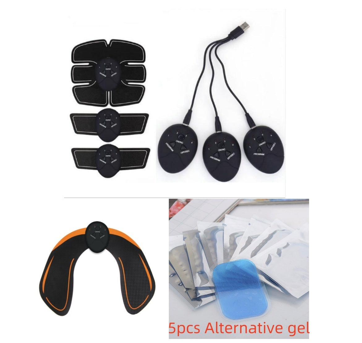 CorePulse | EMS Ab Trainer | Individually Adjustable Modes | Three Pad Core Stimulation | Fast Home Toning -