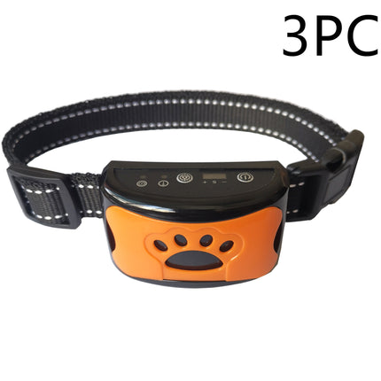 Dog Training Collar Waterproof Electric Pet Remote Control Rechargeable Dogs Trainer Bark Arrester With Shock Vibration Sound