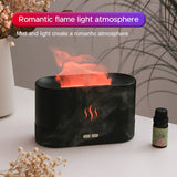 ZenFlame | Ultrasonic Humidifier | Usb Powered | Essential Oil Diffuser | Rgb Flame | Aromatherapy Night Light -