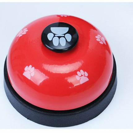 Cat And Dog Trainer Pet Footprints Ringing The Bell