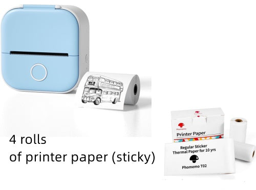 Phomemo | Mini Thermal Printer | Inkless Thermal Printing | Bluetooth Enabled | On The Go Labels And Photos -