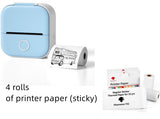 Phomemo | Mini Thermal Printer | Inkless Thermal Printing | Bluetooth Enabled | On The Go Labels And Photos -