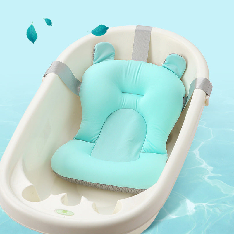 AquaNest | Baby Bath Float Seat | Three Way Buckle Belt | Skin Friendly Mesh Fabric | Safe Buoyant Bath Time -
