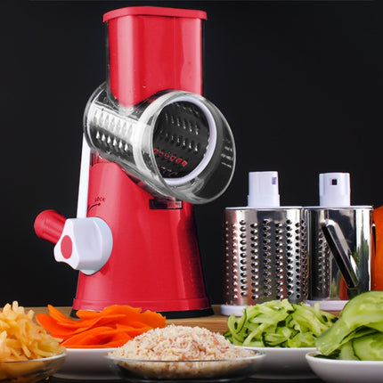 Manual Kitchen Accessories Multifunctional Round Mandoline Potato Slicer Vegetable Cutter Slicer Cheese Kitchen Gadgets