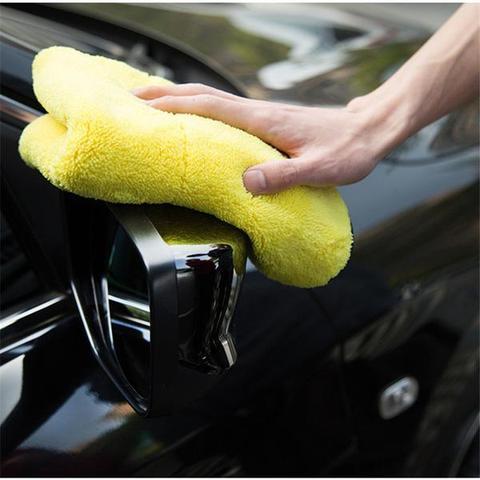 UltraClean | Car Wash Towel | Double Sided Microfiber | Scratch Free Lint Free | Two Color | Swirl Free Shine -