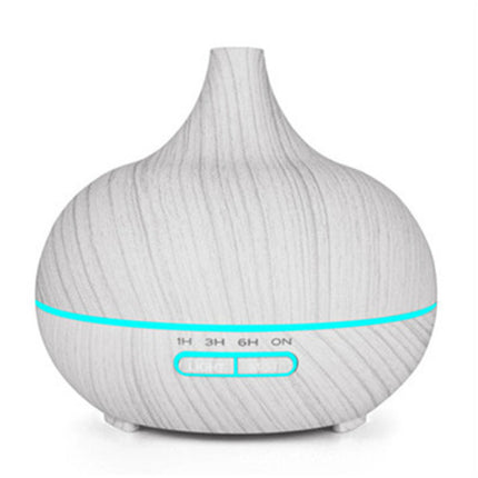 Creative Home Appliance Full Wood Grain Remote Control Aromatherapy Lamp